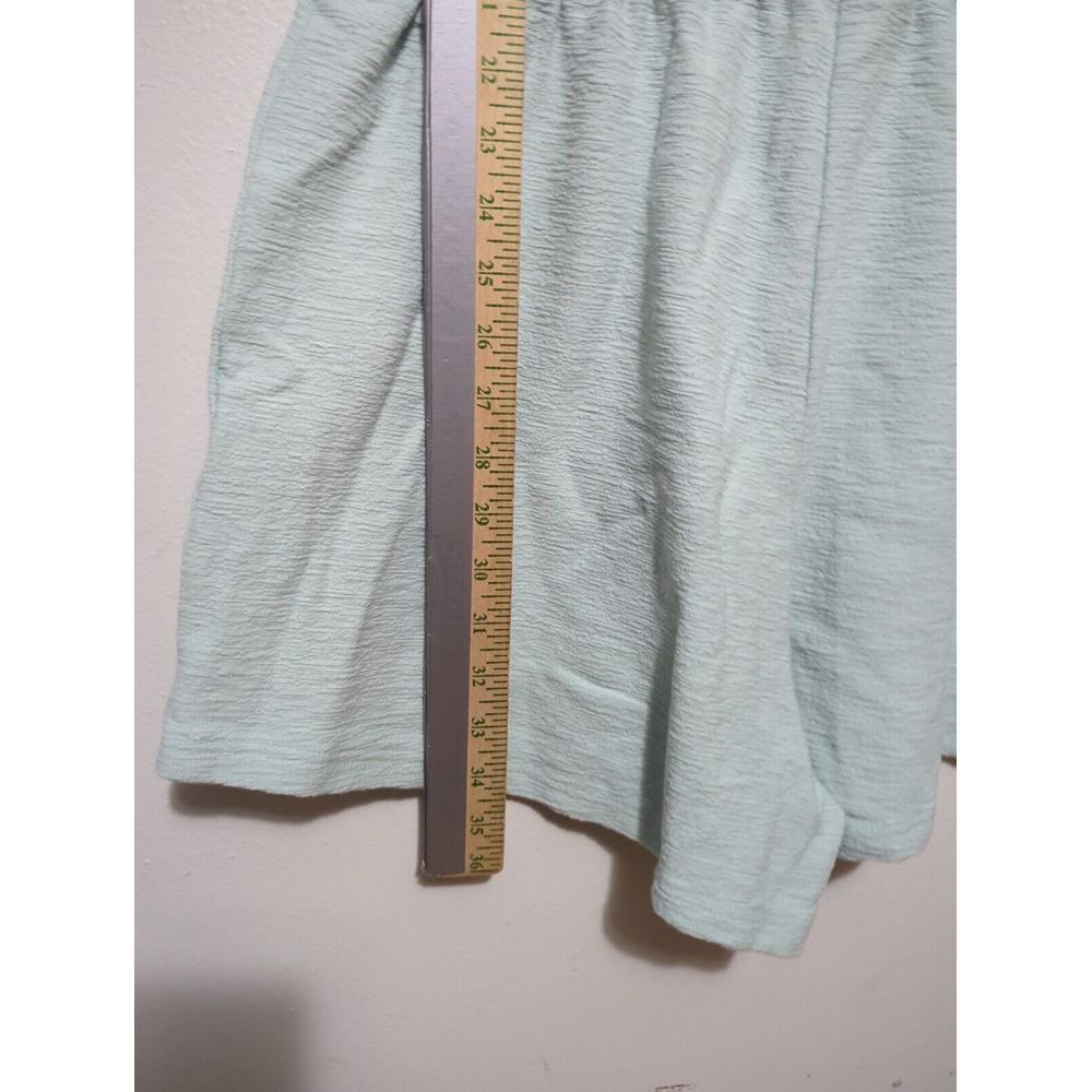 Sabo Skirt East Playsuit Mist Green Textured Romper NWT L SAE1454NL - Picture 7 of 9